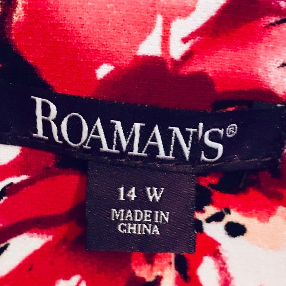 Roamans Pretty Floral Spring Blazer - Picture 3 of 5